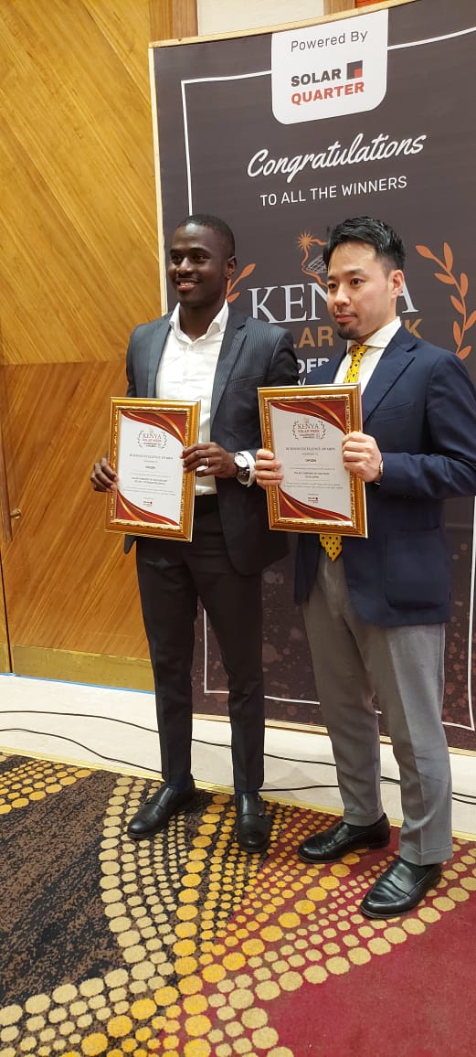 Ofgenkenya's tweet image. Congratulations to the entire Team OFGEN.
#SolarWeekKenya we won;
1. Solar Company of The Year: Developer
2. Solar Company of The Year: EPC (Solar + Storage Projects)

#SolarQuarter #SolarWeekKenya#OFGEN#Cfaokenya #renewables  #power #energy #opportunity #solarpv #cleanenergy
