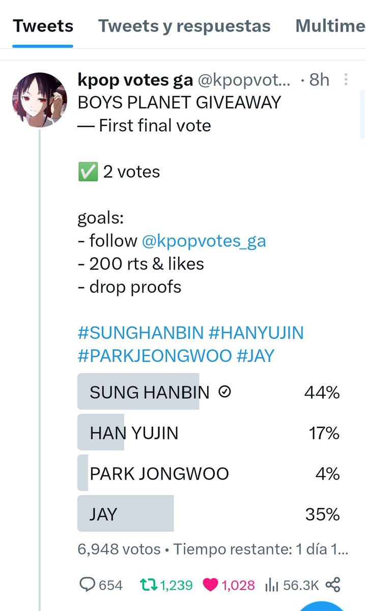 Alex21619571's tweet photo. @kpopvotes_ga Don #SUNGHANBIN https://t.co/mQhFDwSKps