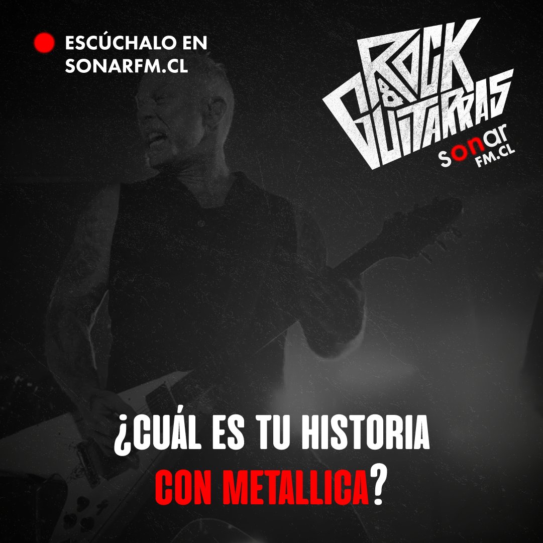 sonarfm's tweet photo. #RockYGuitarras 🎸 | ¿Cuál es tu historia con Metallica?

En un día especial para la #ComunidadSonar con la llegada de "72 seasons", tenemos un especial GIGANTE con @alfaxis y @fermujicam

Escucha https://t.co/4mjiJucGOu 🎧 y participa por merch oficial cortesía de Moking Skills https://t.co/QXjSnHq2qR
