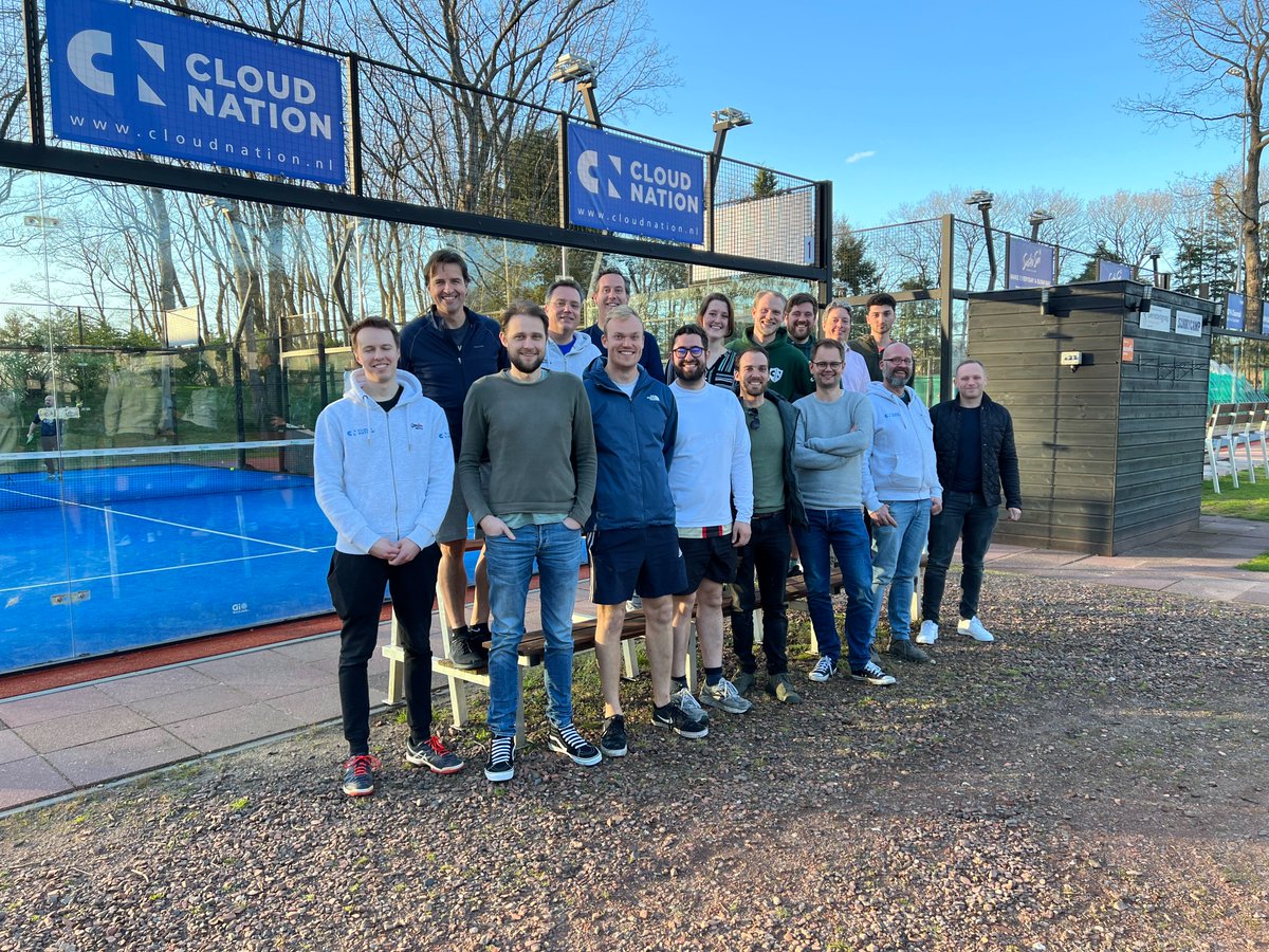 CloudBilling_NL's tweet photo. Yesterday, we got the opportunity to enter a friendly padel tournament with our amazing customer @CloudNationNL .
Looking forward to more exciting events like this in the future!
#teambuilding #customerrelations #customerengagement #Cloudnation #CloudBilling https://t.co/DZbPU8nZXx
