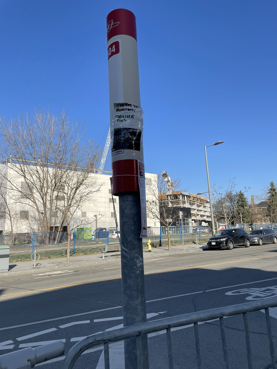 AnaidFlores's tweet photo. Another frustrating day with your operators at front and Cherry. They stop wherever they want so please properly mark the stop for 504 C. Apparently this is not a stop today but it was yesterday. @TTChelps https://t.co/6wLCjozfnn