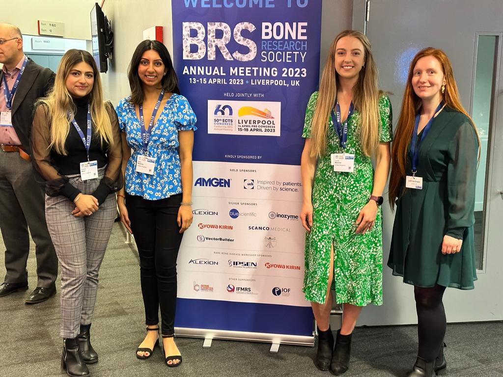 Representing the Staines lab at @BoneResearchSoc today! @Dr_KatherineS 🦴 @LucieBourne #brs2023 @uniofbrighton