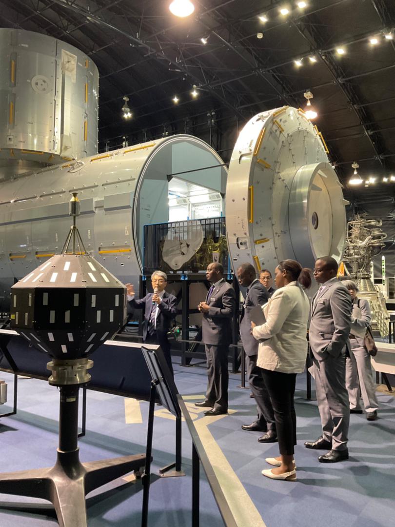 RwandaSpace's tweet photo. 1/3:A team of @RwandaSpace led by CEO @FRANCISNGABO just completed a week long visit to #Japan to meet with @JAXA_en President YAMAKAWA Hiroshi and @jica_direct_en Vice President IWASAKI Eiji, as part of ongoing efforts to enhance partnership btn Japan and #Rwanda in space sector https://t.co/g7NI9e11zT