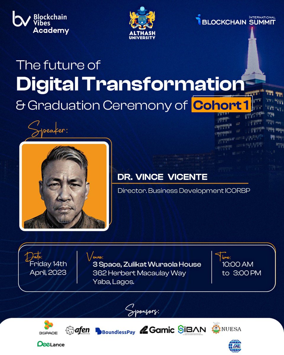 docvincev's tweet image. happening today @althash_edu 
#blockchain #blockchaintechnology #blockchainvibes