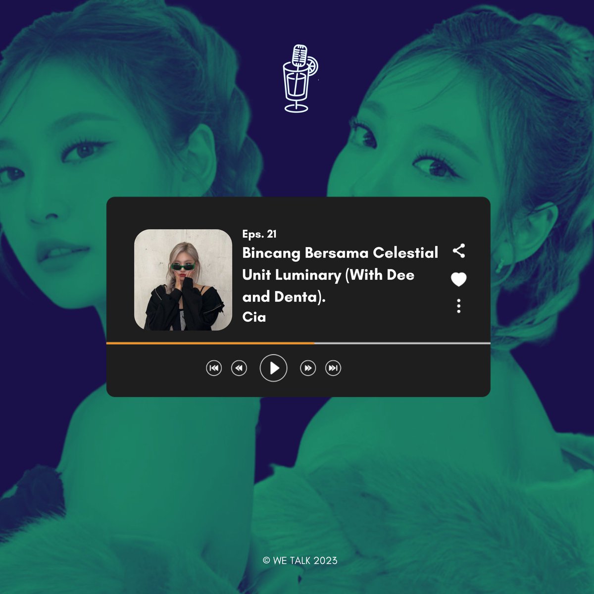 ㅤㅤ

𝗪𝗘  𝗧𝗔𝗟𝗞  𝗣𝗢𝗗𝗖𝗔𝗦𝗧
𝗘𝗣𝗜𝗦𝗢𝗗𝗘                𝟮𝟭. 
𝙱𝚒𝚗𝚌𝚊𝚗𝚐    𝙱𝚎𝚛𝚜𝚊𝚖𝚊 
𝙲𝚎𝚕𝚎𝚜𝚝𝚒𝚊𝚕      𝚄𝚗𝚒𝚝 
𝙻𝚞𝚖𝚒𝚗𝚊𝚛𝚢 
(𝚆𝚒𝚝𝚑 𝙳𝚎𝚎 𝚊𝚗𝚍 𝙳𝚎𝚗𝚝𝚊). 

ㅤㅤ