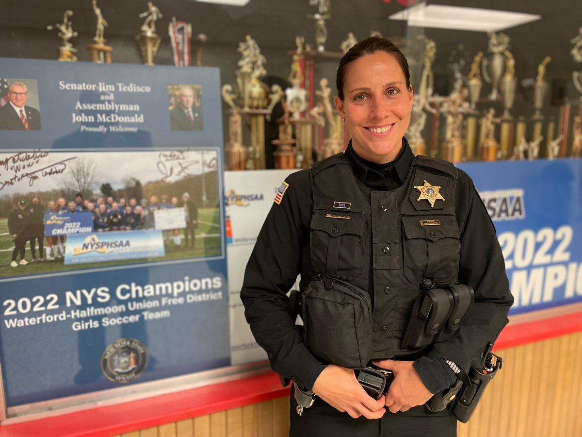 WHUFSD_Official's tweet photo. Please help us welcome School Resource Officer Courtney Salaway to the Waterford-Halfmoon Union Free School District! https://t.co/qNaeaD5p9q
