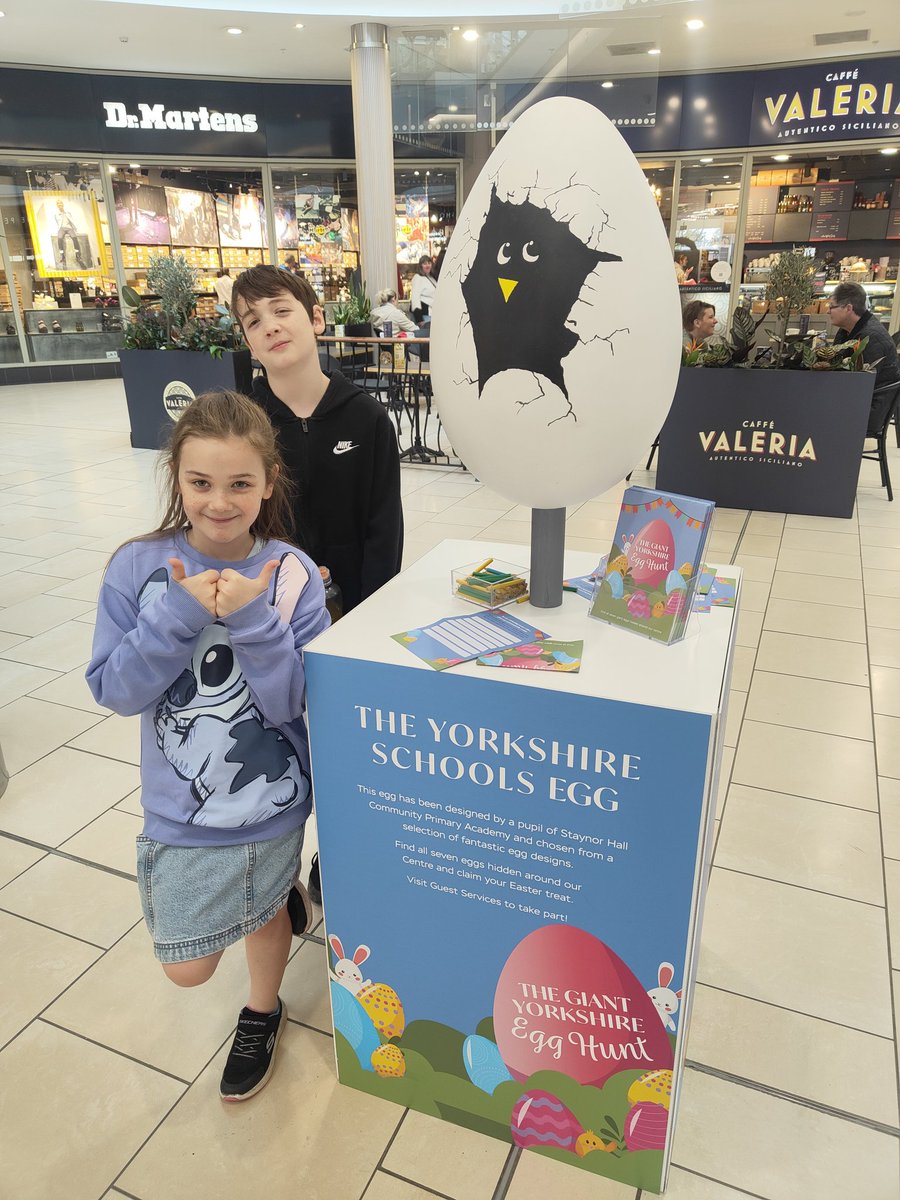 ToriJaneHowden's tweet photo. The kids and I were pleasantly surprised to find @staynorHprimary mentioned on our Easter egg hunt at @YorkDesigner 🥰 well done to the pupil who designed this egg 🥰 https://t.co/jMXTMLIJ1c
