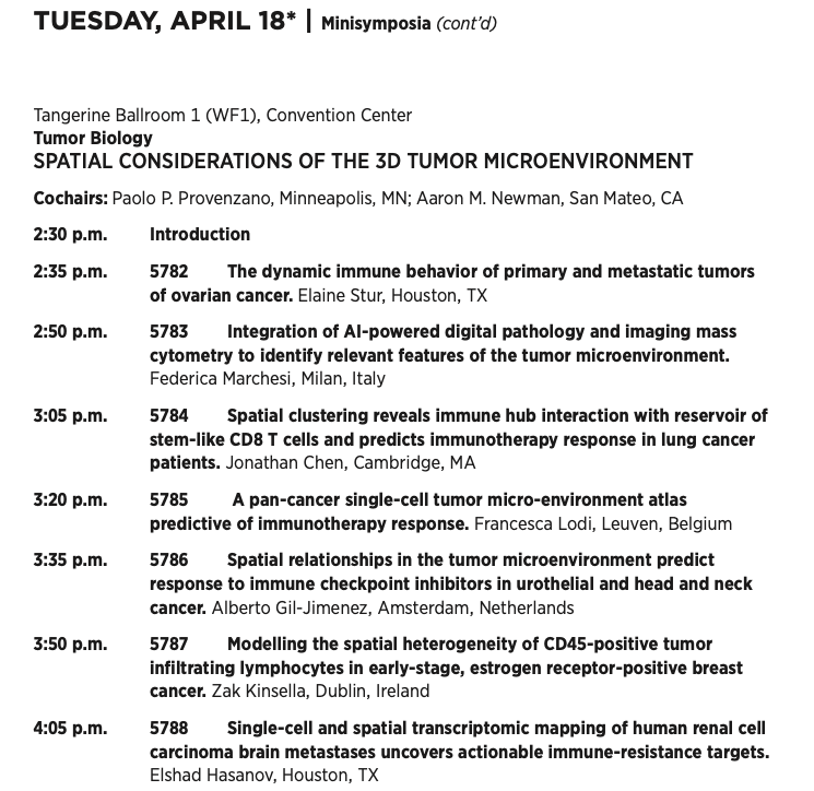 _alberto_gil's tweet photo. Coming to #AACR23? Come see me on Tuesday 18th if you want to hear about how we spatially modeled the tumor microenvironment to understand clinical response to neoadjuvant immunotherapy in urothelial and head and neck cancer https://t.co/dYlp784D2u