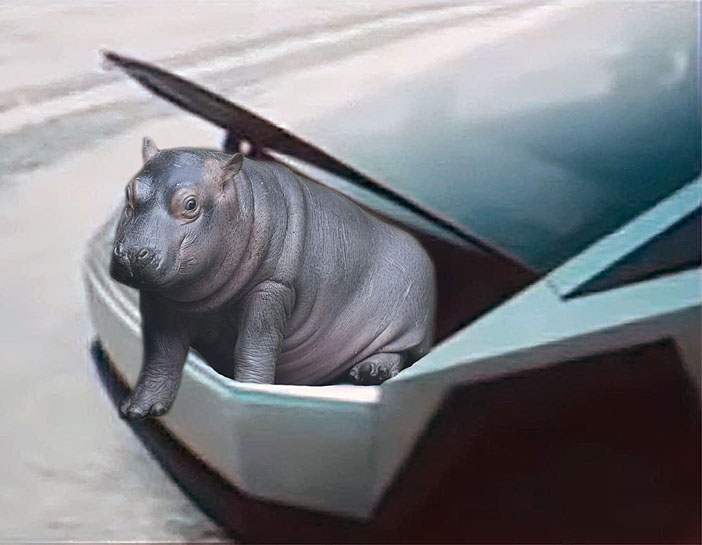 Markus_SunPower's tweet photo. @Teslarati @ResidentSponge . @28delayslater Next level: Earl of Frunk Hippo! https://t.co/Qs1MnlhIX6