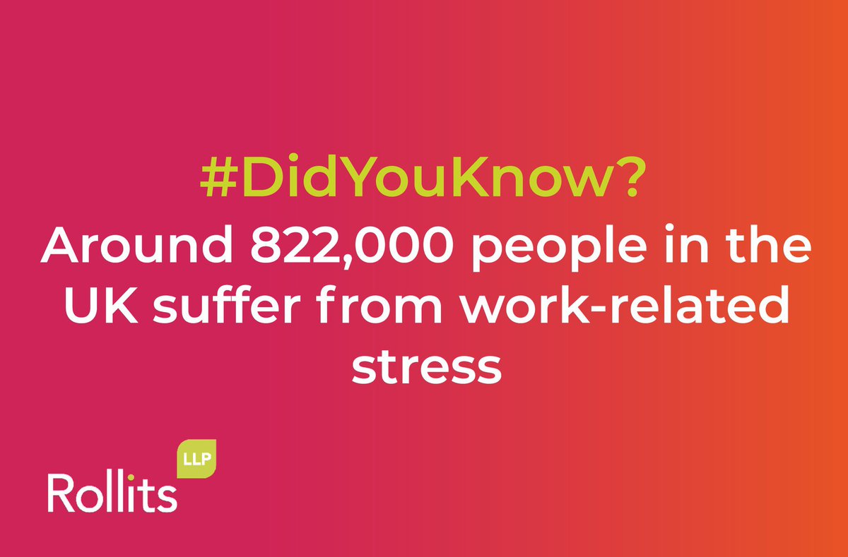 RollitsFamily's tweet photo. #StressAwarenessMonth

Of these, an estimated 449,000 reported that this was caused or made worse by the effects of the coronavirus pandemic.

#Rollits #Stress #LawFirm #StressAwareness #ReduceStress https://t.co/iBfRoXp64I