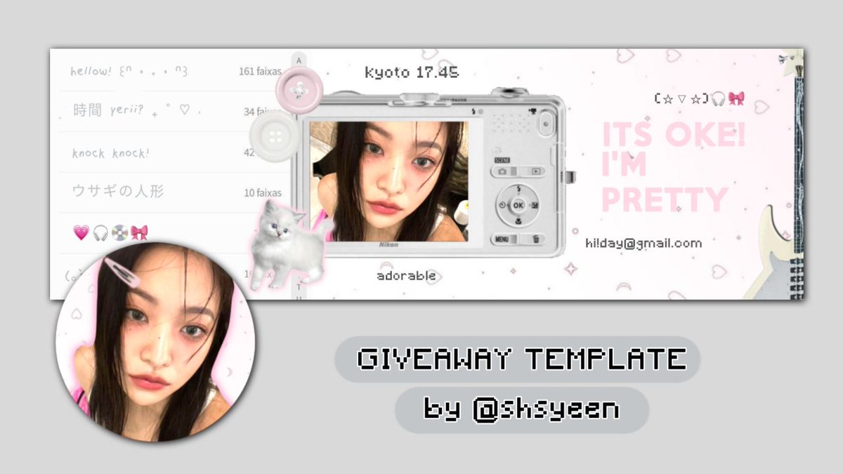 haloo guys aku mau GIVEAWAY template layout di bawah ini! cukup like dan rt aja yaa! berupa file ipv ya guys :D

☆. #zonauang #ZonaBA