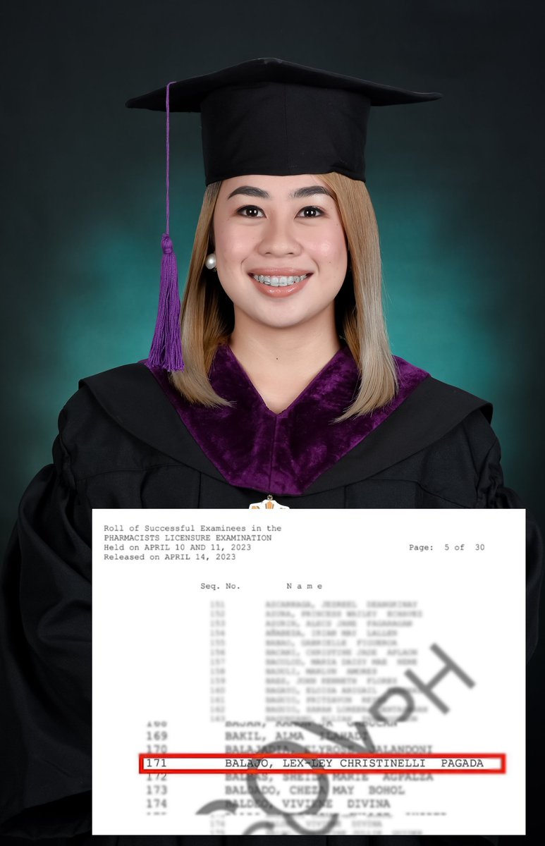 LCB_RPh2K23's tweet photo. Lex-ley Christinelli P. Balajo, RPh 💫
PRAYED | CLAIMED| MANIFESTED

-- Congratulations to all!✨ https://t.co/EKSlaZz838