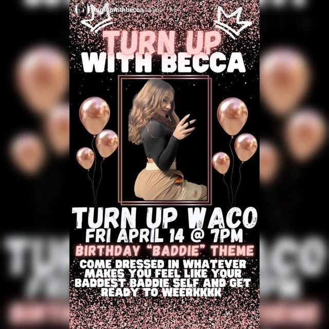 TurnUpWaco's tweet photo. Don't forget --TOMORROW night!!! - https://t.co/rqN8faOuWL https://t.co/ysibY4xF2s