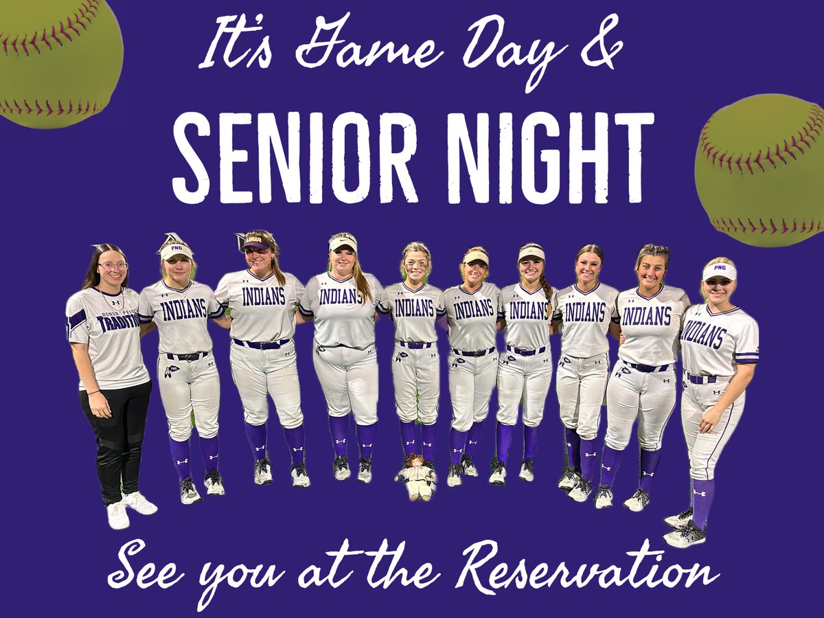 Not only is it Game Day but it’s SENIOR NIGHT! Come support your Indians in honoring not 1…not 2… but 10 amazing Seniors tonight against PA Memorial! #SeniorNight #AlwaysBeFaithful #PNGPride #IndianNation #Family