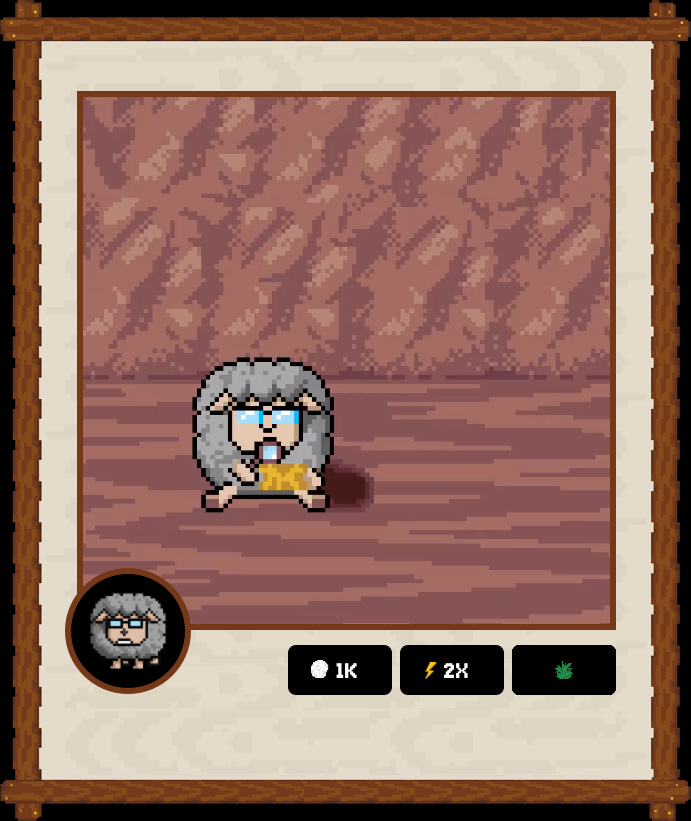 🐺 WOLF GAME DIGITAL TRADING CARDS

❤️ Collect WG Moments + Characters
⚡️ Stack WOOL/Energy/Resources
🎯 Win NFTs + $WOOL <a href="/wolfdotgame/">Wolf Game</a>

Card: #120
Date: 4/28/22
Phase: Cave Game
Setting: Cave Game
Character: Gray Sheep
🐑 1K /⚡️2X /🌿🌿

linktr.ee/w00lish
