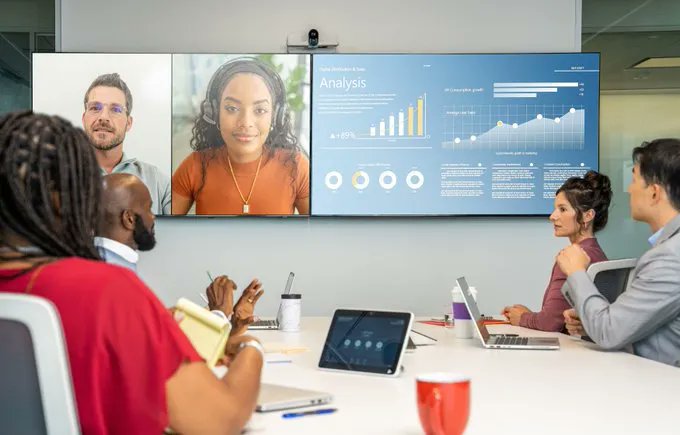 EvanKirstel's tweet image. Give everyone an equal seat at the table. The #PolyStudio E70 from @PolyCompany uses #PolyDirectorAI to create the most equitable experience for your hybrid meetings. #HybridWork 

Learn more 👉 bit.ly/3hKInmL