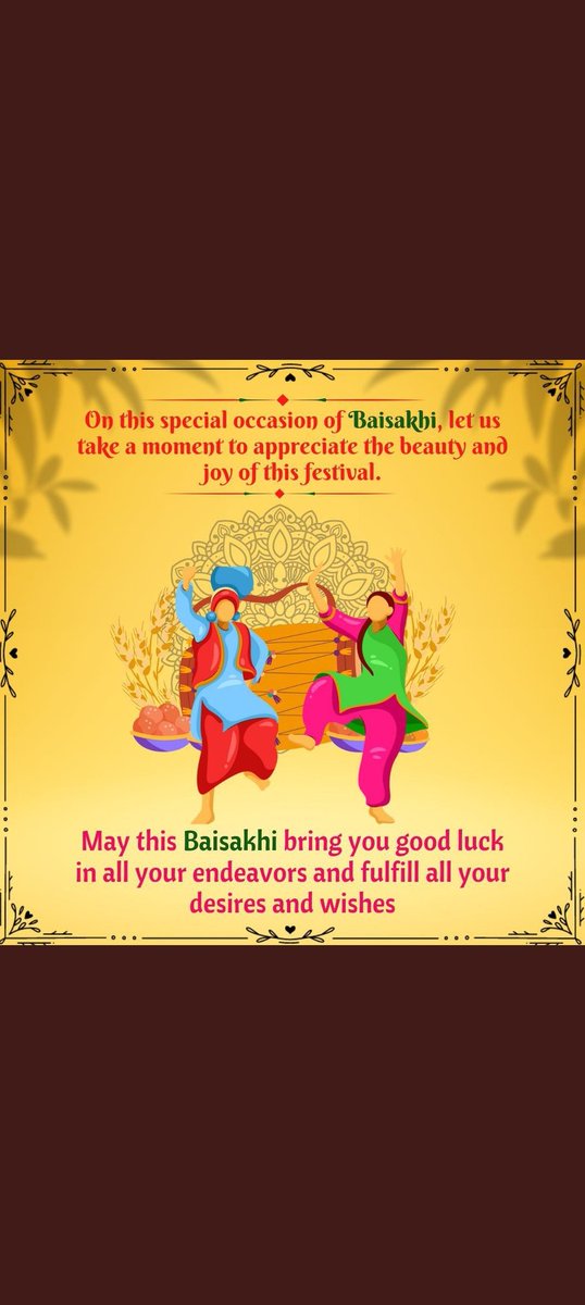 #Baisakhi2023 Following the teachings of Saint Gurmeet Ram Rahim Ji,crores of people celebrate the festival by helping the needy.  Along with this, Guruji inspires the farmers to do farming by chanting the name of Ram with hard work for better yield.
#HappyBaisakhi