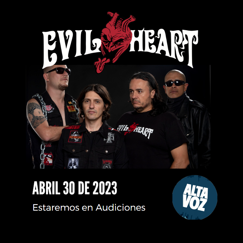 evil_heartco's tweet photo. Audiciones de @Altavozfest este próximo 30 de Abril, todo un parche. por allá nos veremos junto a muchas bandas amigas.
#HeavyMetal #EvilHeartco #Altavozfest https://t.co/ov948IhfkD