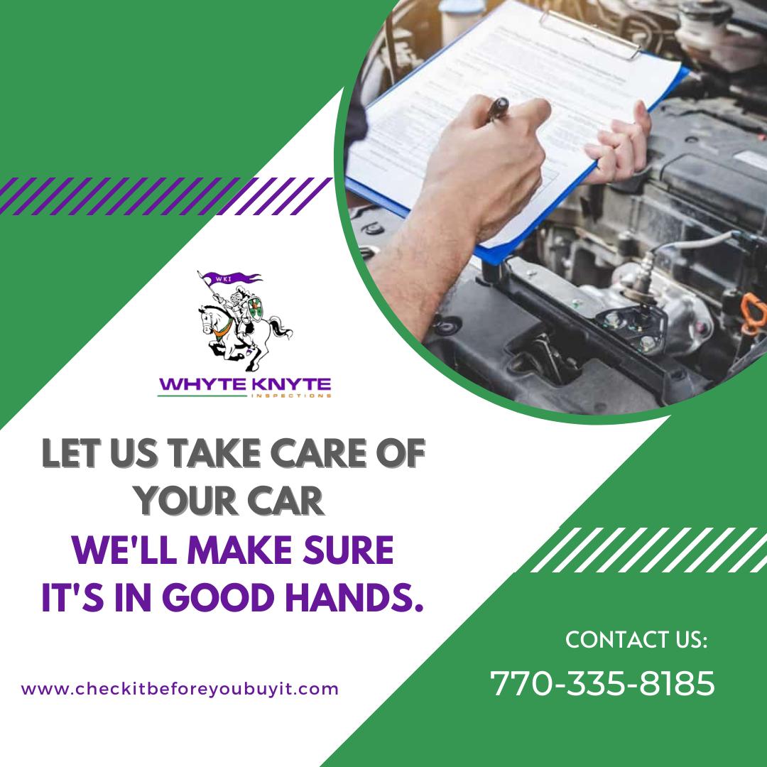 Ready to make your next ride your best decision yet?

Step into confidence with our certified pre-purchase inspections!

Visit us today & embrace peace-of-mind driving.

🌐 whyteknyteinspections.com

#checkitbeforeyoubuyit #whyteknyte #ppi #usedcarinspection #automotiveconsultation