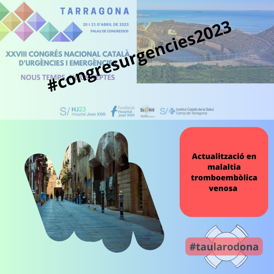 SoCMUE (@socmue) on Twitter photo Bon divendres!
Queden 6️⃣ dies!! #congresurgencies2023 #socmue #tarragona <a href="/hjoan23/">Hospital Universitari Joan XXIII</a>
No hi pot faltar una #taularodona sobre #malaltiatromboembòlica
➕ℹ️ socmue.cat
US HI ESPEREM‼️ Bon divendres!
Queden 6️⃣ dies!! #congresurgencies2023 #socmue #tarragona <a href="/hjoan23/">Hospital Universitari Joan XXIII</a>
No hi pot faltar una #taularodona sobre #malaltiatromboembòlica
➕ℹ️ socmue.cat
US HI ESPEREM‼️