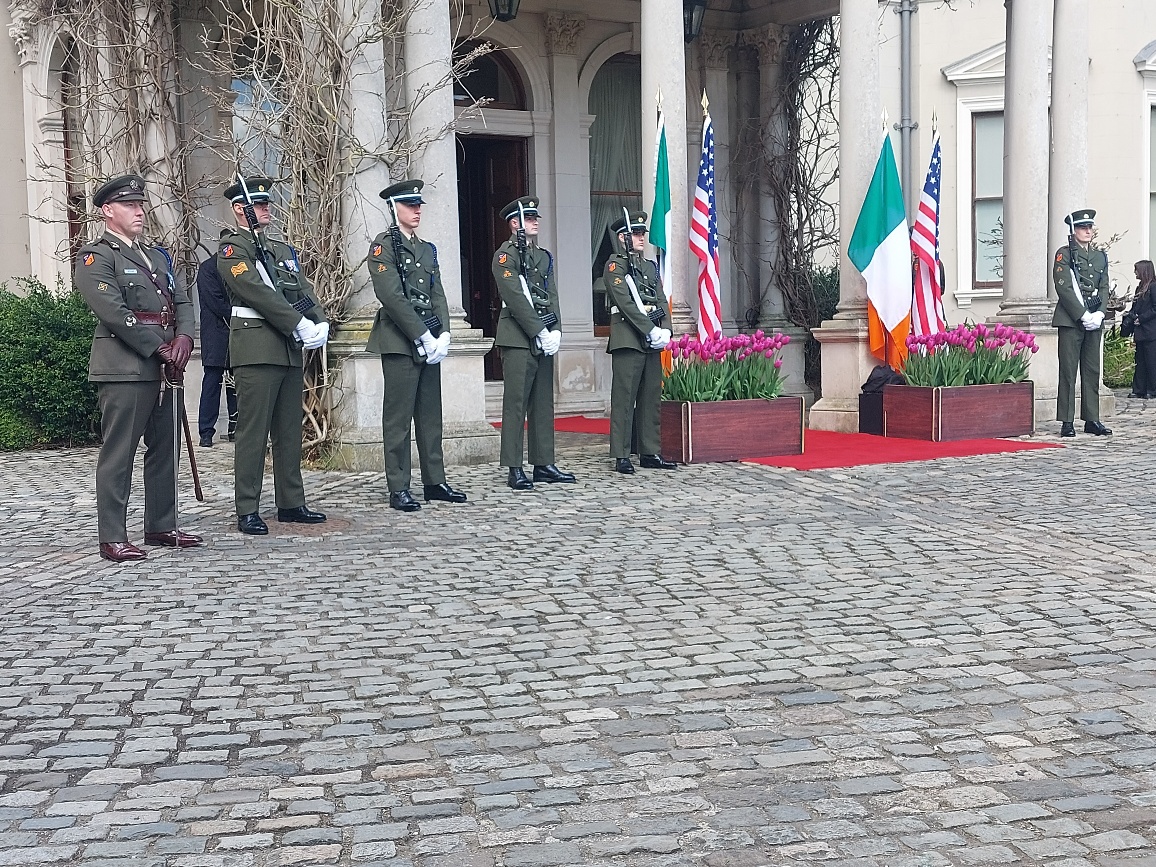 opwireland's tweet photo. FREE guided tours of Farmleigh House this weekend (Friday 14 April to Sunday, 16 April)
Tours will run from 10.30 to 16.30 each day: tickets will be issued daily, on a ‘first come first served’ basis, from 10am in the Courtyard.
#FreeIn #SeeforYourself #JoeBiden https://t.co/5HsGLZ4mCl