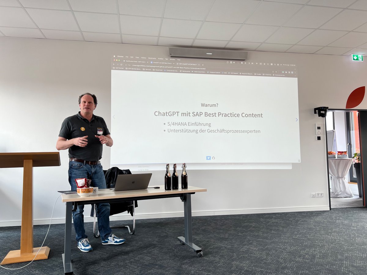 #beer, #ChatGPT and @wolf_gregor at #btpcon