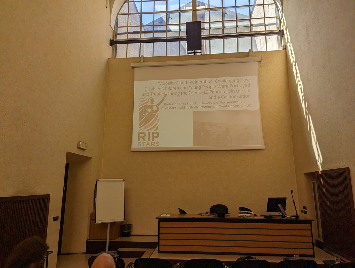Brady_G_M's tweet photo. Ensuring that the experiences of disabled young people during COVID-19 and since are not forgotten with @DrAnitaFranklin #ECSWR2023 https://t.co/tjhBGMgKQO https://t.co/i9ApKXOpMk