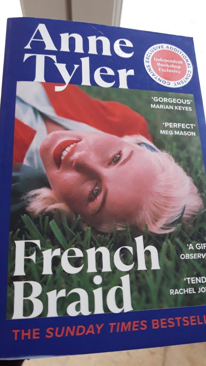 gxbooks's tweet photo. Gillian is loving FRENCH BRAID by Anne Tyler, a beautifully written story of the Garrett family from the 1950s to the present, quietly detailing the ebb and flow of events as Mercy's children grow and leave home. #FridayReads #FrenchBraid
https://t.co/ObtzeBG8BX https://t.co/VyLAKPPcbC