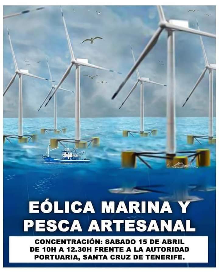 Sabado 15, en SC Tenerife 10 am concentración  frente a Autoridad Portuaria. Que se respete al sector primario: pescadores denuncian que las Eléctricas solo ven negocio sin importar los perjucios a la pesca o a la agricultura. <a href="/PresiCan/">Presidencia GobCan</a> no les des la espalda.✊
<a href="/PoderPopularWeb/">PoderPopular.info</a>