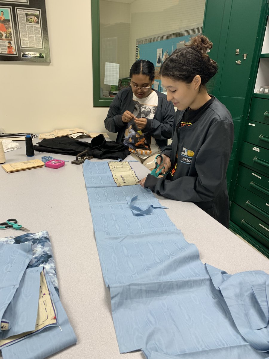 RdgMuhlCTC's tweet photo. Our next program is Sewing & Clothing Manufacturing! 👕
Students are preparing garments for the Fashion Show, which is open to the public! It will be held May 10 at 6:30 pm. Tickets are $5 (RMCTC student tickets are $3). Come out and support our SCM students!
#rmctc #sewing https://t.co/Q3YI70RNgC