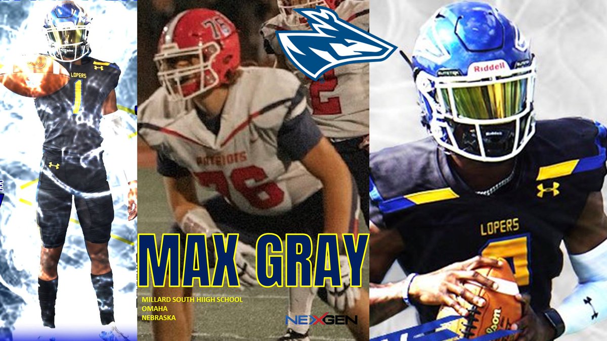 nexgenscouting's tweet photo. 2024 OL/DT Max Gray @GrayMax76 Millard South HS @MSouthFootball (Omaha) has added an offer from MIAA Conference member University of Nebraska-Kearney @UNK_Football https://t.co/WabNgjlEFD