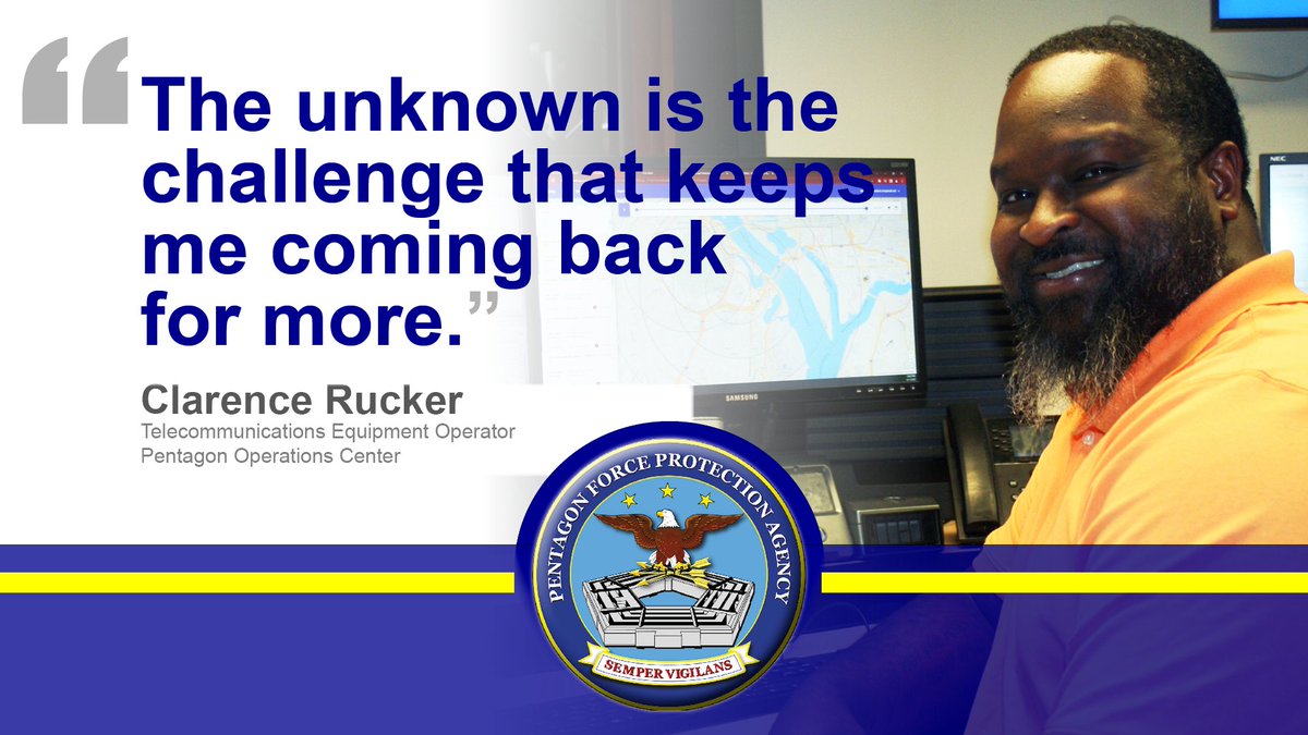 For #NPSTW2023, @PFPAOfficial recognizes one of its outstanding dispatchers, Clarence Rucker. He, along with the telecommunications team, monitor Pentagon Operations 24/7. Thank you to all our #dispatchers for being the calm to the chaos. #HeadsetHeroes #EmergencyCommsMonth