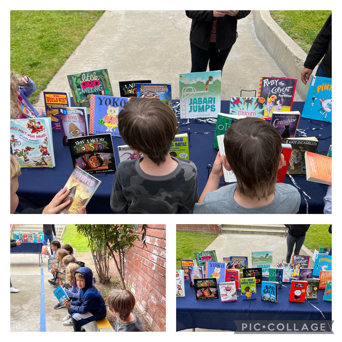 GHElementary's tweet photo. We loved being a stop for the FAD Bookmobile yesterday, where students who completed all 60 squares for the FSD Galactic Reading Challenge were able to pick out a book of their choice to keep and read! Literacy is cool!! KEEP READING GATORS!! #ghgators #ghscpa https://t.co/InJbAjkKTQ