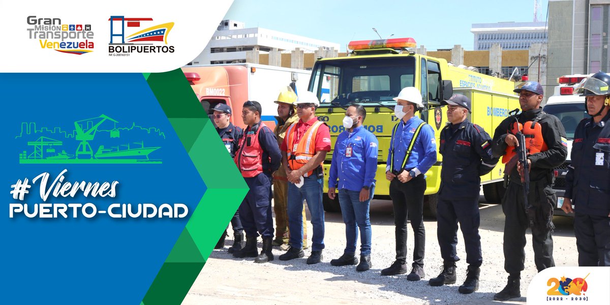 #ViernesPuertoCiudad ✅En Bolivariana de Puertos participamos de forma directa junto a los diferentes entes del Estado, en las acciones que se llevan a cabo para brindar bienestar al pueblo de Venezuela 🇻🇪

¡Bolivariana de Puertos tiene nombre de Patria! 

#MaduroLealtadYVictoria