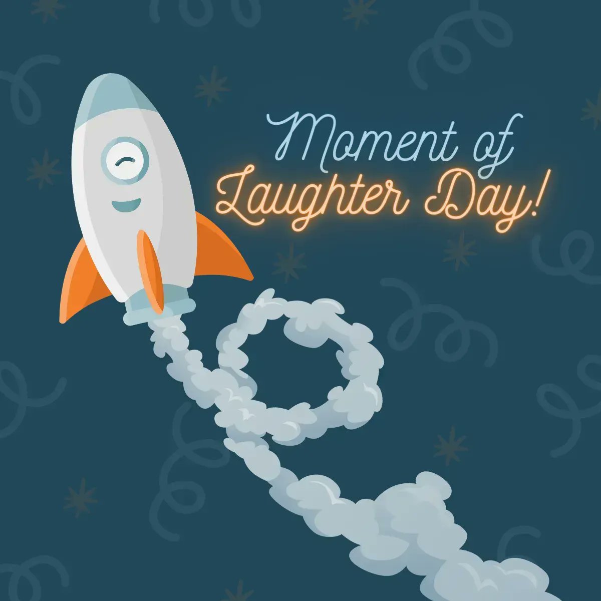ReluTech's tweet photo. Moment of Laughter Day is here! Let's take a break from all the stress of the day and join us for some fun. Let's get together, smile, laugh, and enjoy ourselves. Spread the word and share the laughter! #ReluTech #MomentofLaughter https://t.co/Hcjg6zDlKt