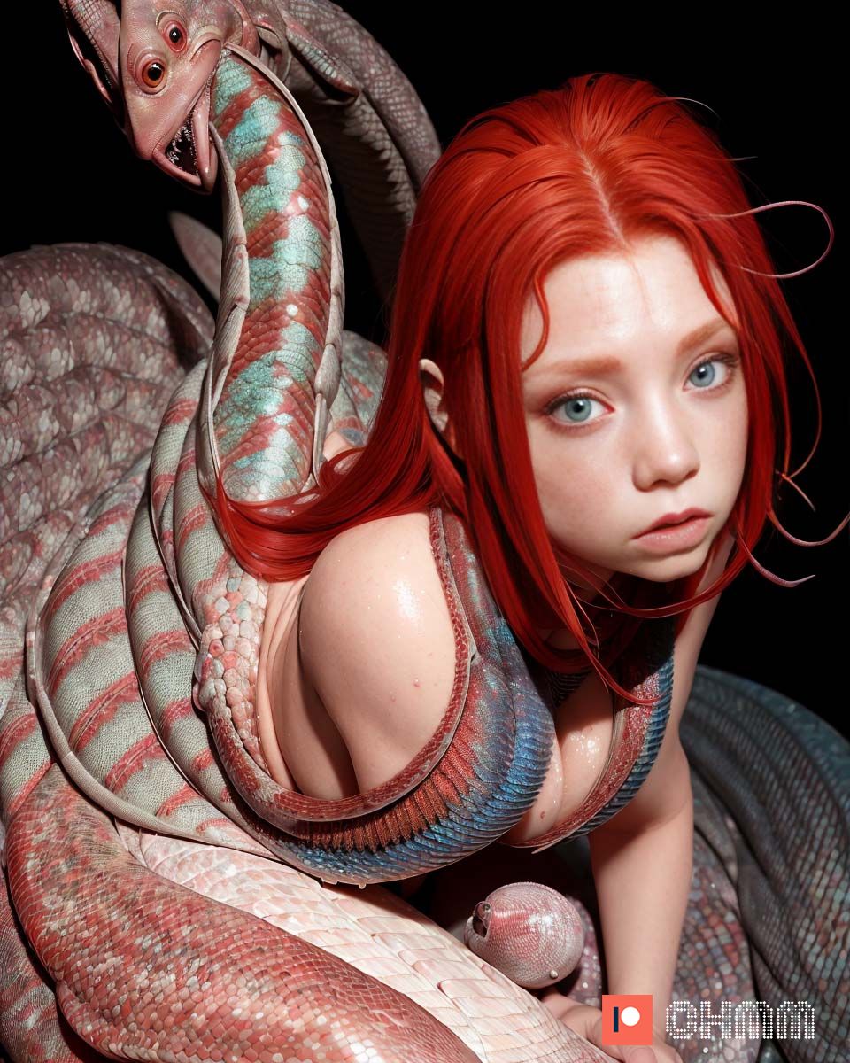 Chimera_Monster's tweet photo. Snake_Sexy Woman ヘビ_セクシーな女性
#cosplay #girl #scifi #sexy #Chimera #Fantasy #sexygirsls #AI #Surreal #sexy #planet #body  #female #surreal #futuristic #イラスト #NSFW #Snake #animal #redhairedgirl https://t.co/sUlXMGKpCE