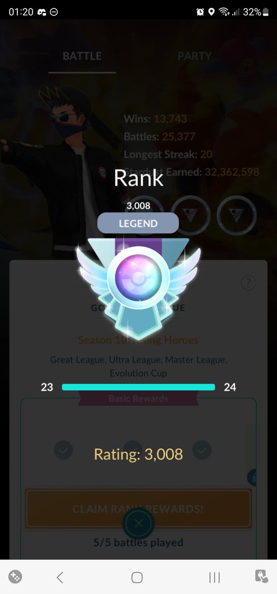 Legend!
Took more time than others seasons but I finally did it!!