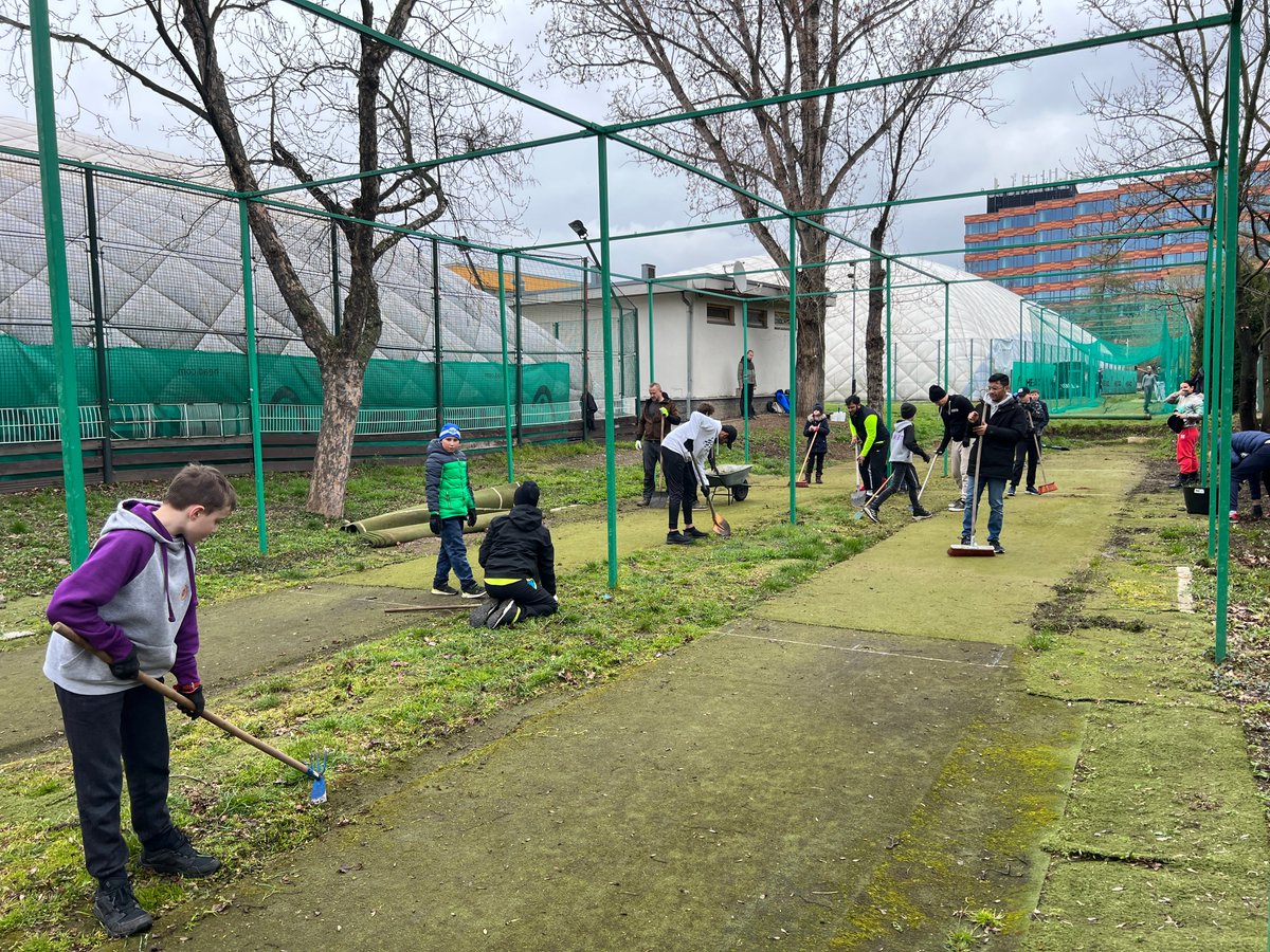 CzechCricket's tweet photo. Big thank you to @AkademieKriketu & @VinohradyCC volunteers for their hard work at our working bee last Saturday. The Olลกanskรก nets facility is ready and live for the season!
#WorkingBee #NetsFacility #czechcricket #VolunteerSupport https://t.co/1ocNDmBblF