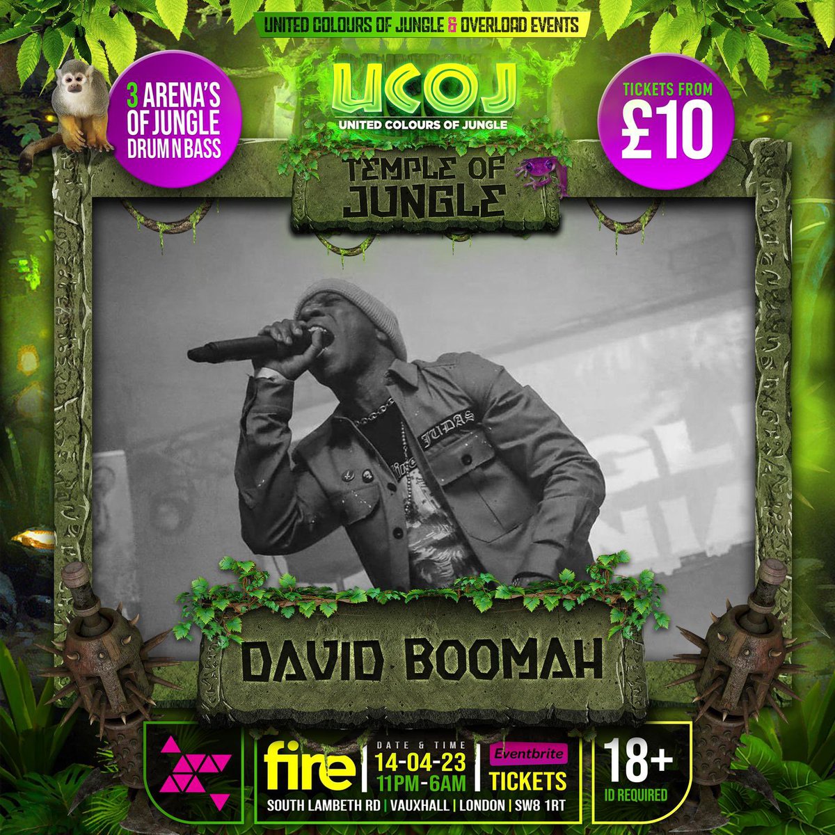 Navi4Real's tweet photo. SET TIMES 2NITE
14.04.2023 
@FireVauxhall @UTDCOLOURS 
feat: @djbrockie @djjjfrost
@REMARC_JUNGLIS
@egotrippindnb
@EKSMAN_MC
@djjamieg946
@KennyDJKen
@RAYKEITH1
@shabbadan
@raggatwinz
@McCoGee
@krucialdj
+ many more

Final Tkts👉🏾 
https://t.co/jqiWjQVODi

#UnitedColoursOfJungle https://t.co/Uy6VK1N2t9