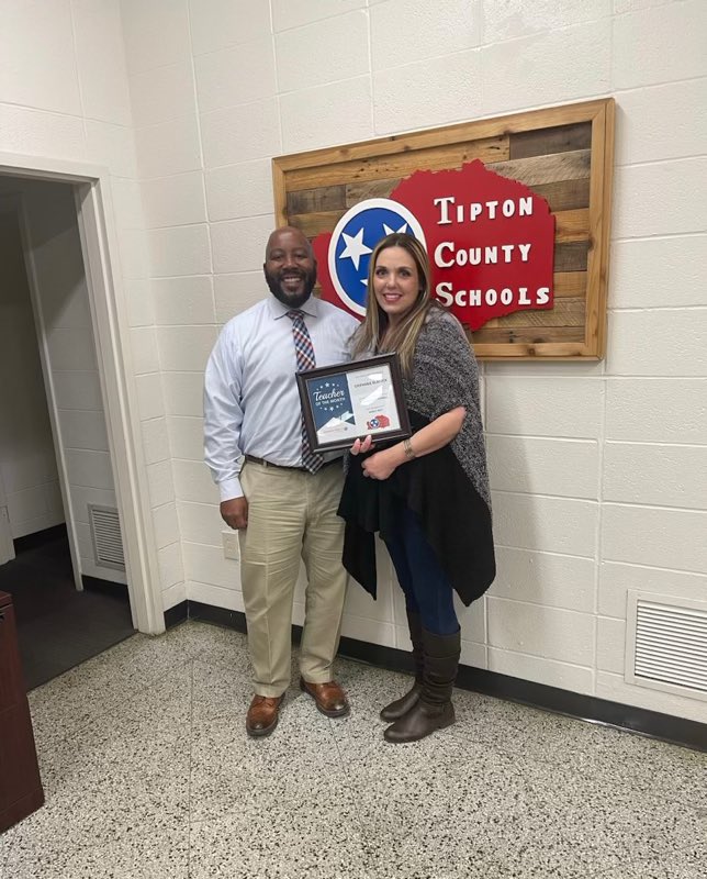 Congratulations to our <a href="/amfidelity/">American Fidelity</a> teacher of the month - Ms. Stephanie Blalock from <a href="/CMSCovTn/">Covington Middle School, Covington, TN</a> #MakingaDifference <a href="/TCSchools_/">Tipton Co Schools</a>