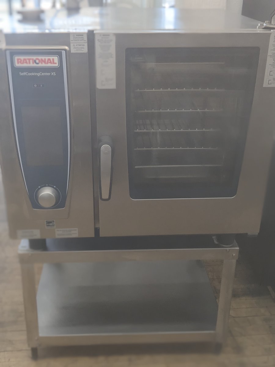 dubickfixture's tweet image. If you've always wanted a combi oven but were hesitant to purchase one, we have a very clean, used Self Cooking Center XS from Rational for sale. This oven can hold 6 half-sized sheet trays or 2-inch pans. If you are interested, stop by the showroom or call us today!