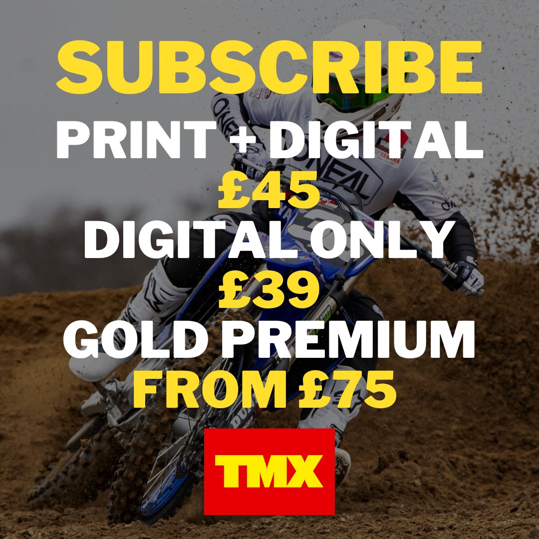 Don't miss out on the June issue of TMX Magazine! Subscribe by this coming Monday, April 17th, to receive the June issue and enjoy the very best coverage of off-road motorcycling delivered to your door each month. Choose the subscription that suits you! shop.tmxnews.co.uk
