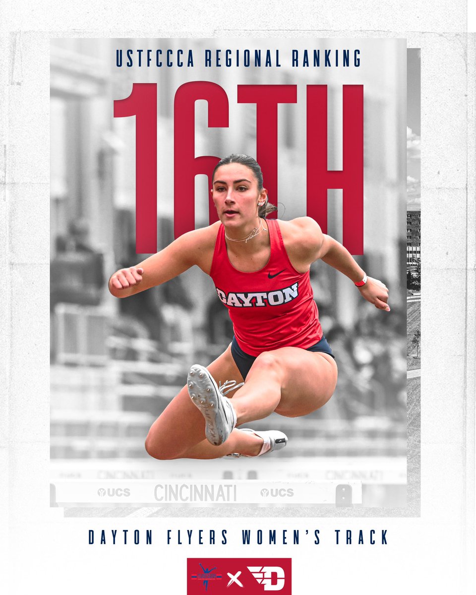 𝐓𝐇𝐄 𝐑𝐀𝐍𝐊𝐈𝐍𝐆𝐒 𝐀𝐑𝐄 𝐈𝐍. ✈️

The Flyers come in ranked 𝟏𝟔𝐭𝐡 in the Great Lakes Region according to this week’s <a href="/ustfccca/">USTFCCCA</a> regional rankings!

#UDTF // #GoFlyers