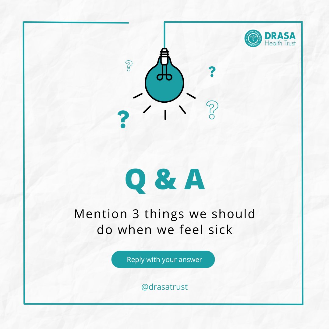 drasatrust's tweet photo. Are you passionate about championing health and wellbeing?

Get a chance to visit our office in Lagos, share a moment with #HumansOfDRASA, and win a prize.

To qualify, be the first to answer our Q and A correctly, this week.

Reply fast! We're watching. https://t.co/eFyU4FoCDx