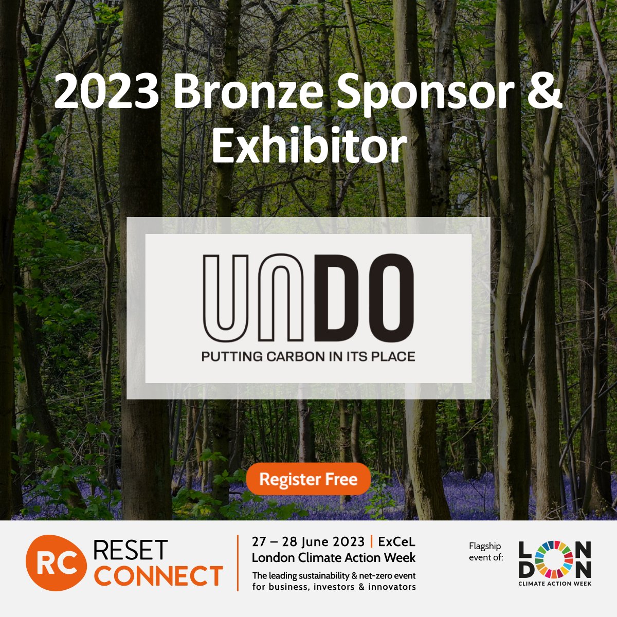 ResetConnect's tweet image. 📣#resetconnect welcomes @undocarbon as Bronze Sponsor &amp;amp; Exhibitor! 
#UNDOCarbon remove CO₂ from the atmosphere while enriching soil health with enhanced rock weathering. Visit un-do.com or find them at stand E600 on the exhibition floor at #RCL2023.
#CarbonRemoval