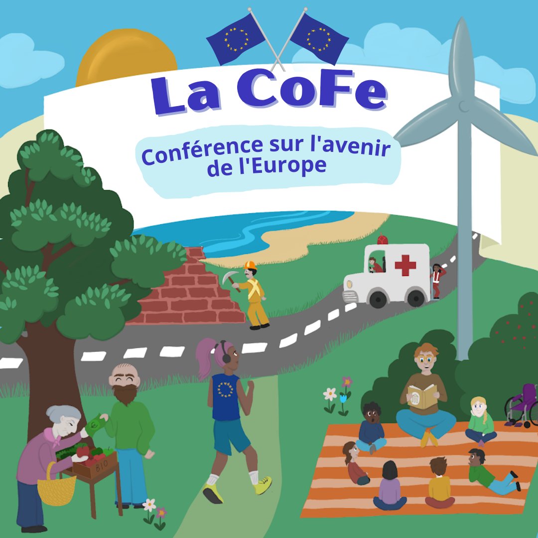 EuropeGascogne's tweet image. 👉🇪🇺Rendez-vous le 19 avril à 17 h sur nos pages Facebook, pour un webinaire sur le bilan et les perspectives de la "Conférence sur l'avenir de l'Europe" en collaboration avec @EuropeDirectPyr et @EuropeToulouse ! 

#CoFoE #thefutureisyours #COFE #Europe