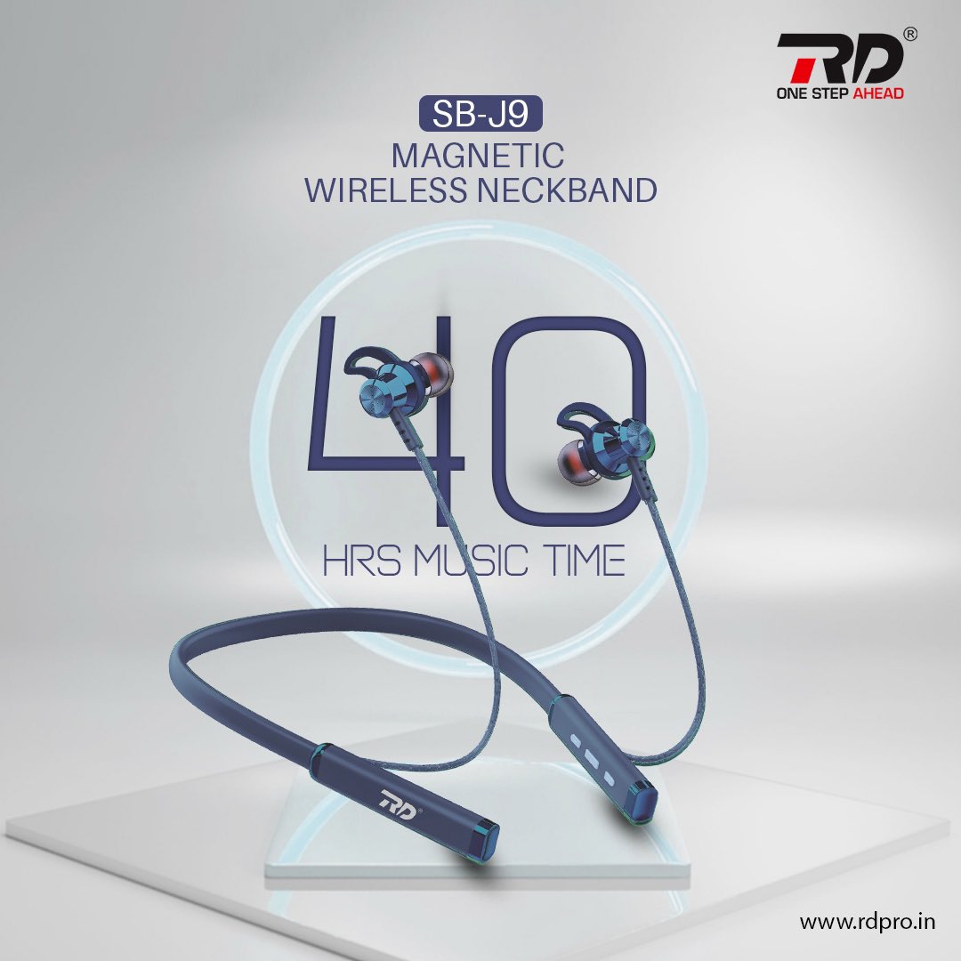 rd_india1's tweet photo. Unleash your music time with ultimate convenience and comfort - experience seamless, wireless sound for 40hrs with RD SB-J9 wireless neckband
#ShineWithStyle #RdMobileAccessories #NoStringsToFix #OneStepAhead #wireless #neckband #rd #bluetooth #music #sound #magnet #longlasting https://t.co/tttA9uVlzI