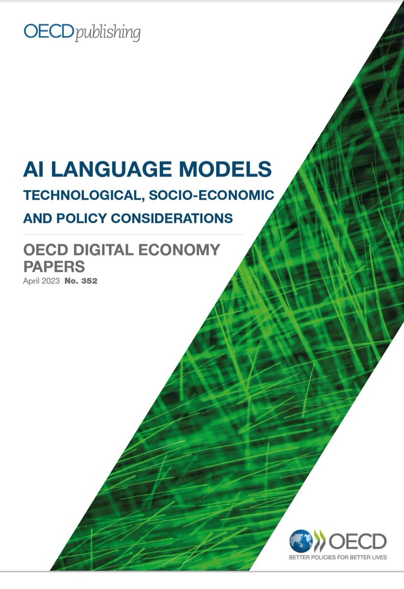 mantelero's tweet photo. AI language models. Technological, socio-economic and policy considerations by @OECD 

https://t.co/EOtQMlHbPz https://t.co/qhxV8YeDVx