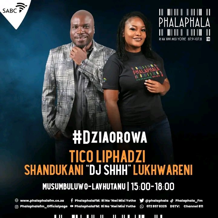 deep_renzo's tweet photo. Sanga misi ri rothe nga hafha Tembisa kha Mbekanyamushumo ya #Dziaorowa326pm na @Ticoliphadzi @shandu_vele na Mubveledzi @Rendys123 Musumbuluwo u swika Lavhutanu kha @Phalaphala FM #TGIF #Azisheeeee #Muvango ek se @MandladeDj @oscar_Udeddie & @DjThukhutha 🎶🎼🎵🎧📻🔥🔥🔥💃🏿💃🏿🕺🏿🕺🏿 https://t.co/ty7dLdOBTb