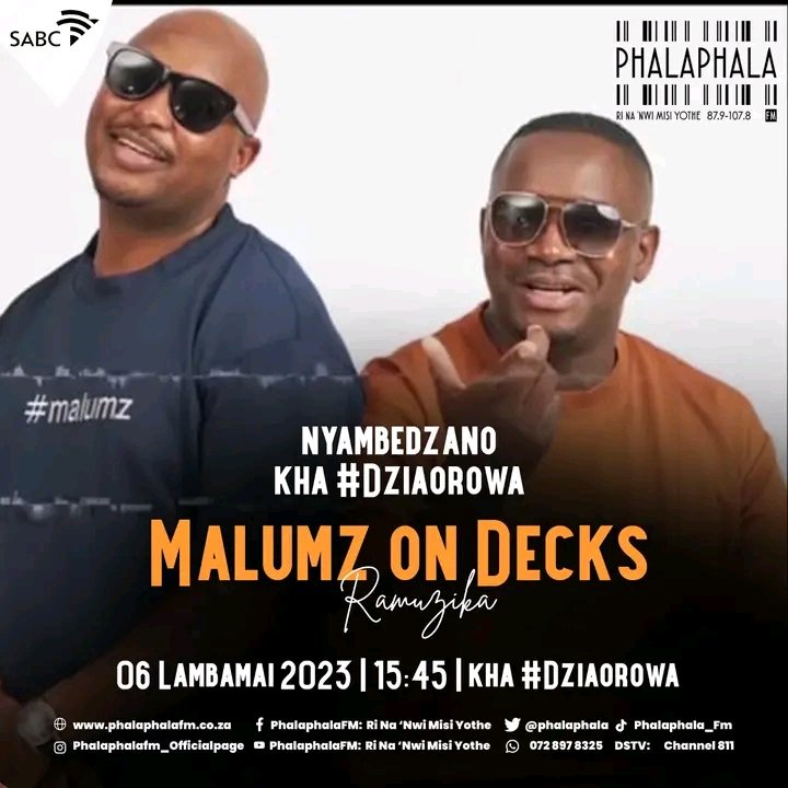 deep_renzo's tweet photo. Sanga misi ri rothe nga hafha Tembisa kha Mbekanyamushumo ya #Dziaorowa326pm na @Ticoliphadzi @shandu_vele na Mubveledzi @Rendys123 Musumbuluwo u swika Lavhutanu kha @Phalaphala FM #TGIF #Azisheeeee #Muvango ek se @MandladeDj @oscar_Udeddie & @DjThukhutha 🎶🎼🎵🎧📻🔥🔥🔥💃🏿💃🏿🕺🏿🕺🏿 https://t.co/ty7dLdOBTb